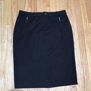 NWOT Ralph Lauren Dark Brown Skirt Size 10